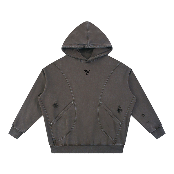 Steez Distressed  Hoodie