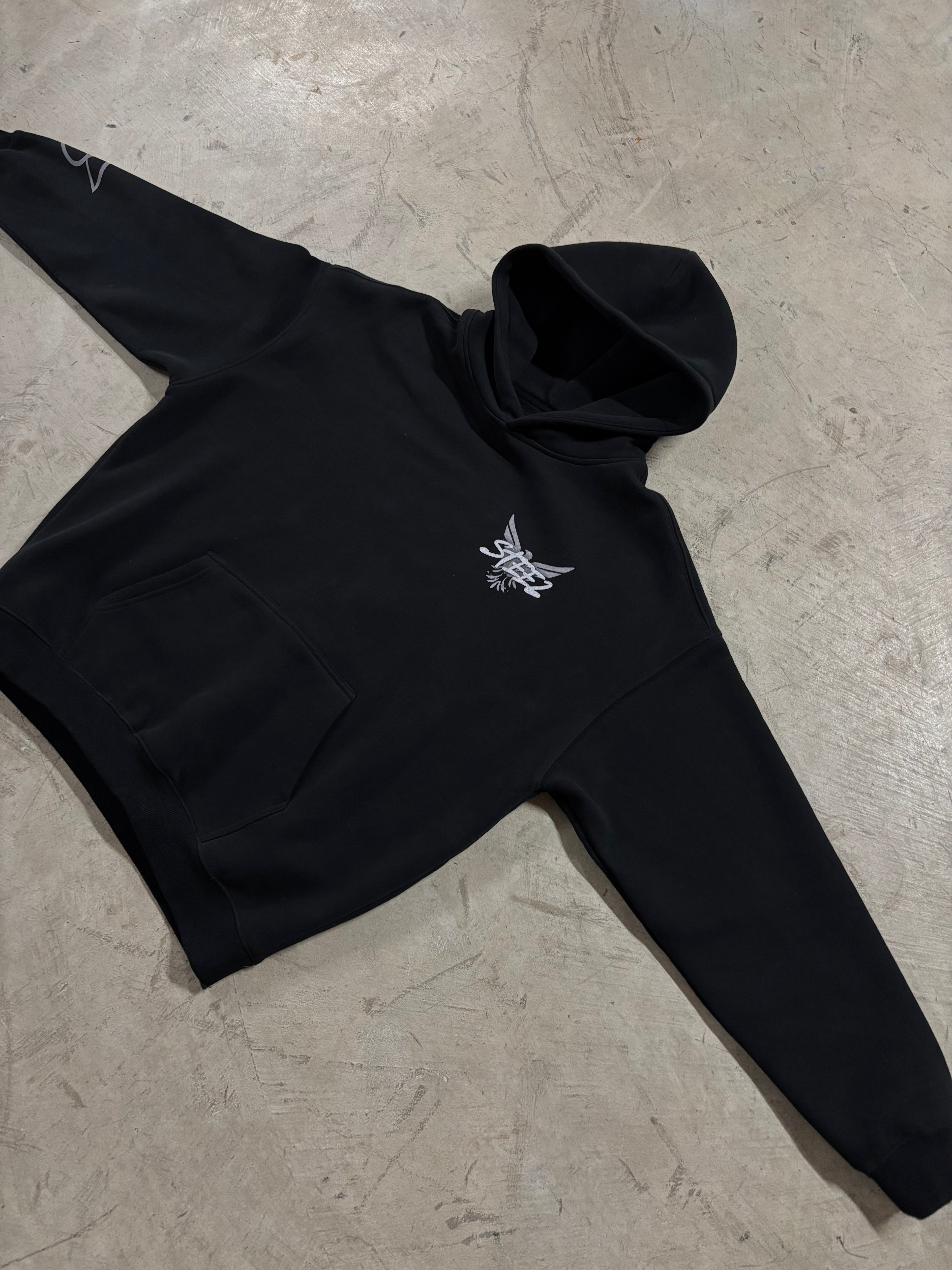 Steez hoodie black