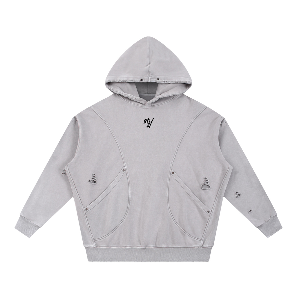 Steez Distressed  Hoodie