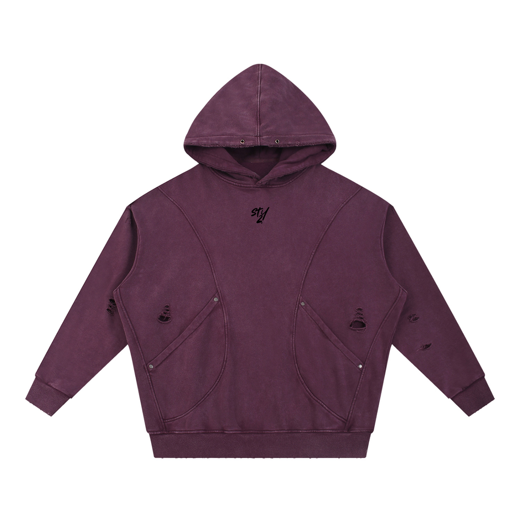 Steez Distressed  Hoodie